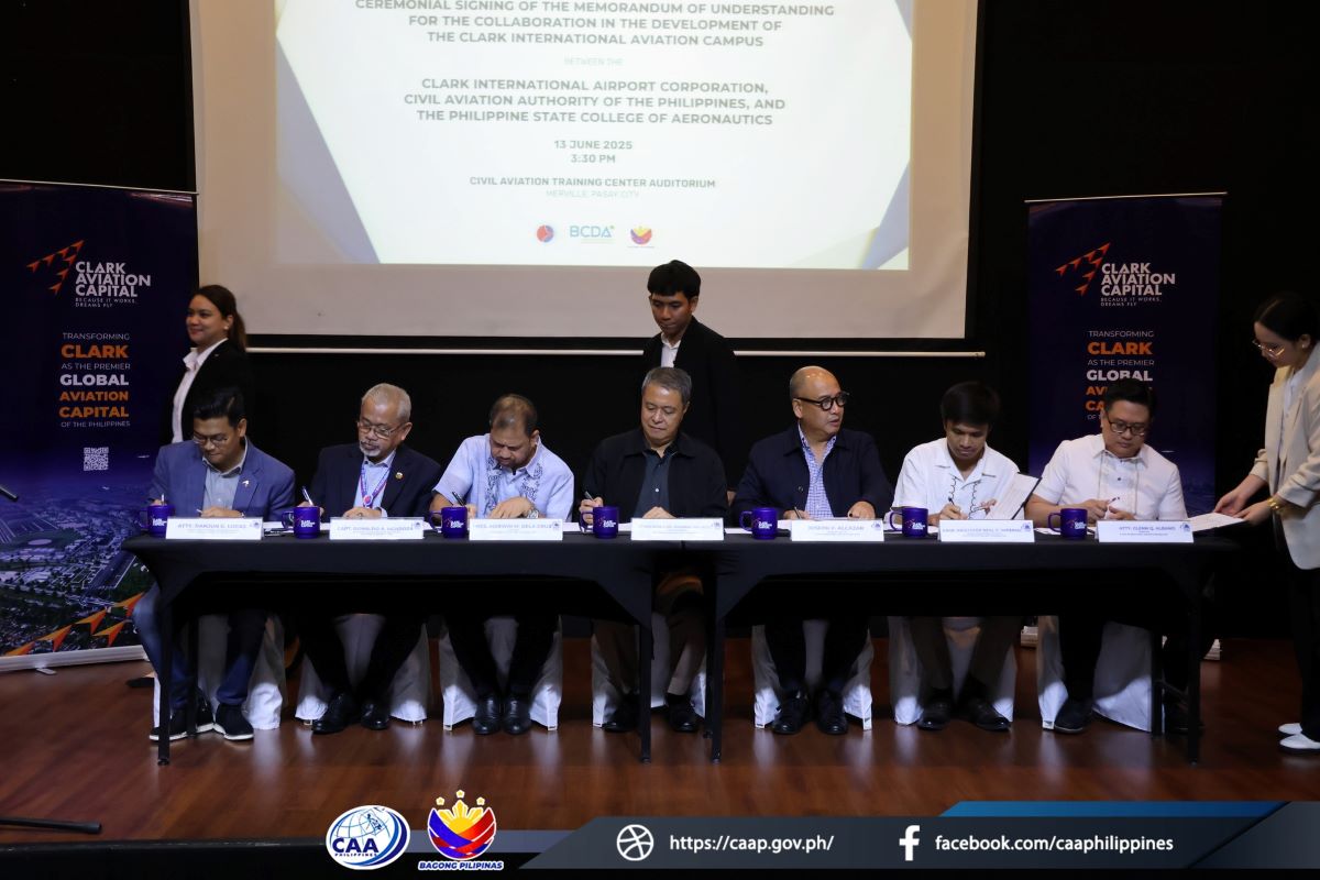 CAAP, CIAC, PhilSCA ink deal to establish Clark Aviation Campus