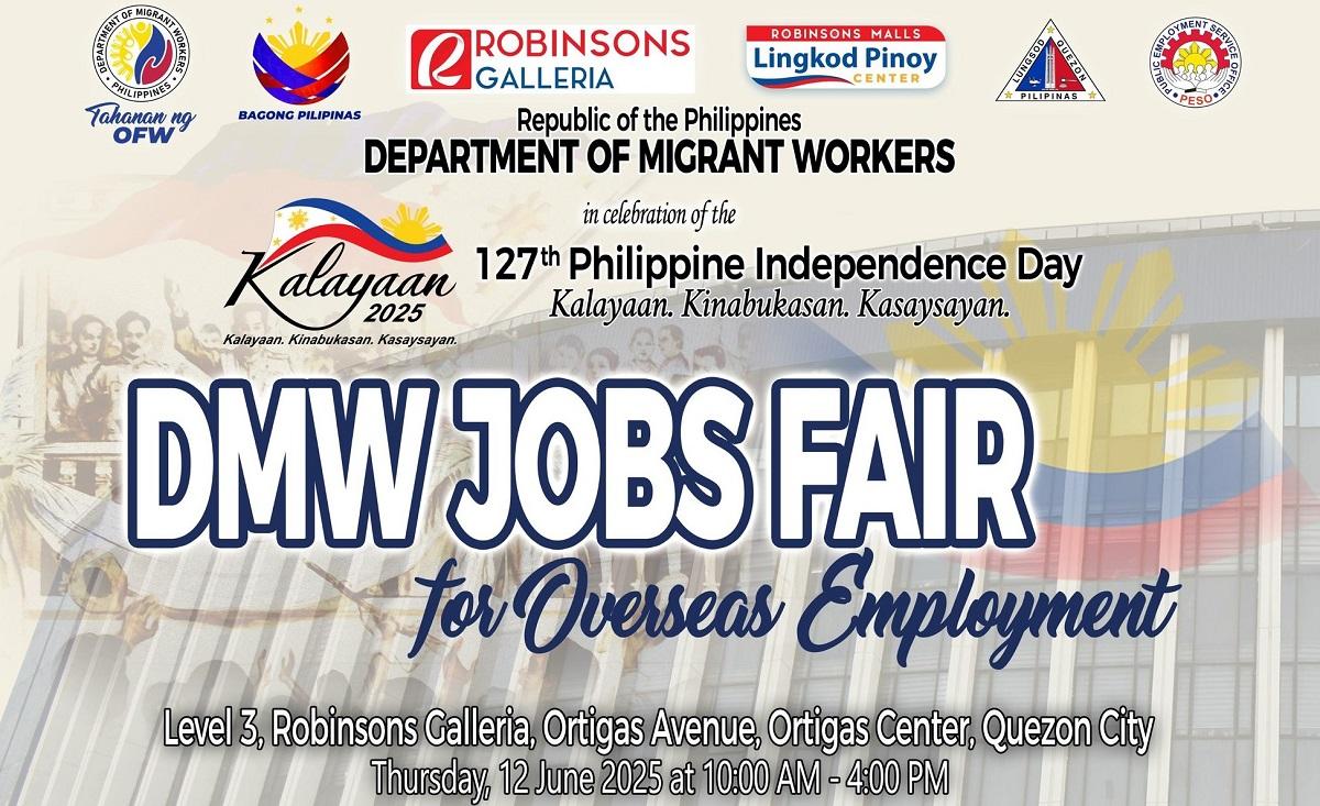 DMW jobs fair on Independence Day