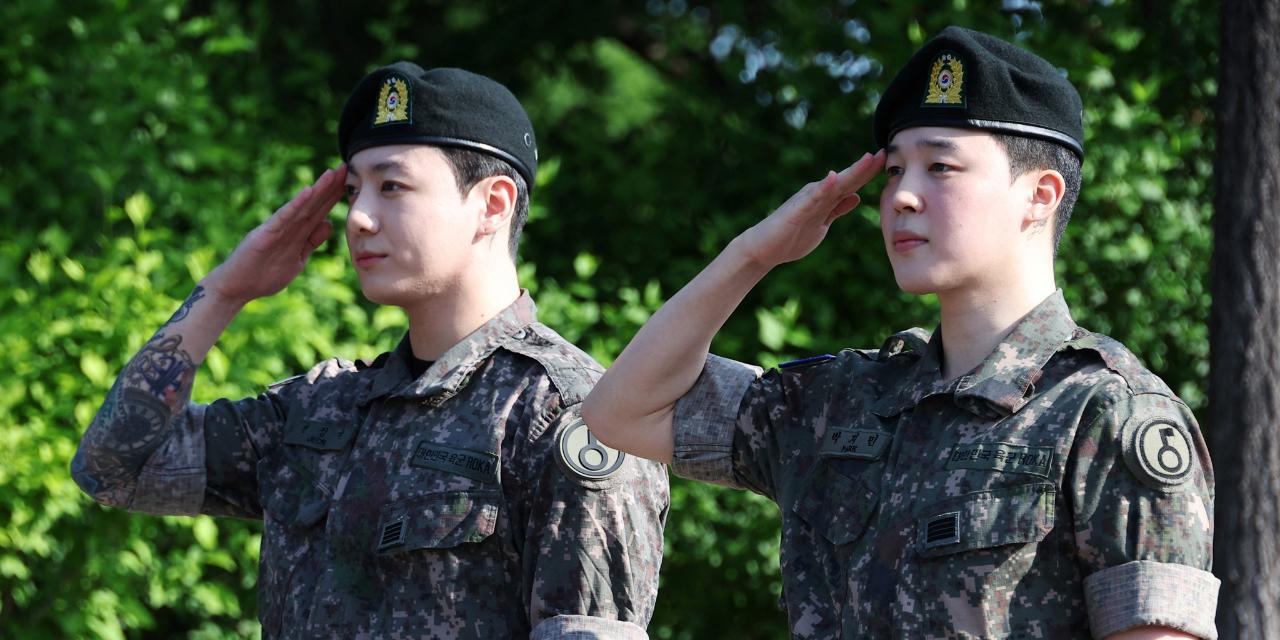 Jungkook and Jimin of BTS discharged from military