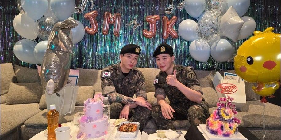BTS' Jungkook and Jimin go live after military discharge, get warm welcome from J-Hope and staff