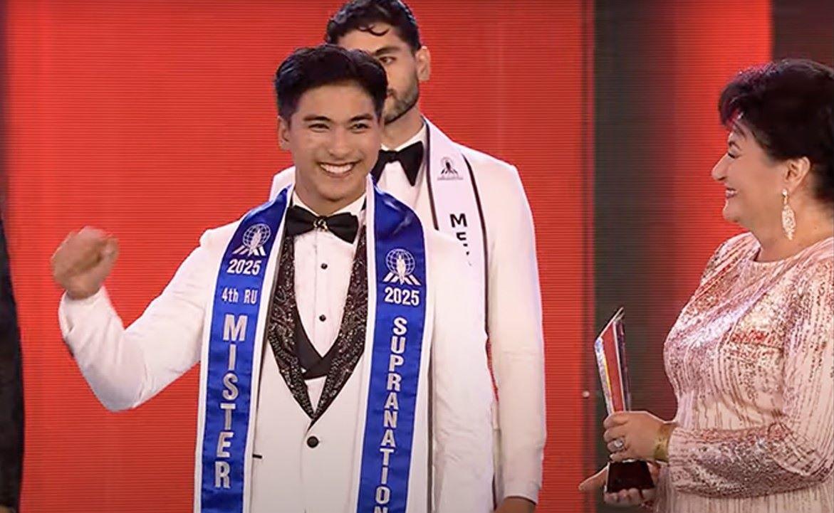 Kenneth Cabungcal is Mister Supranational 2025 4th runner-up
