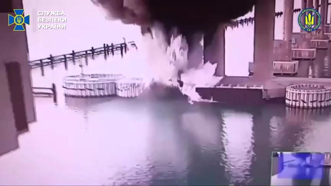 Ukraine says it hit Russia's bridge to Crimea with underwater explosives