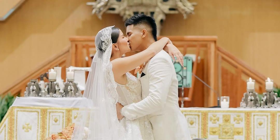 Kiefer Ravena, Diana Mackey share dreamy official wedding photos