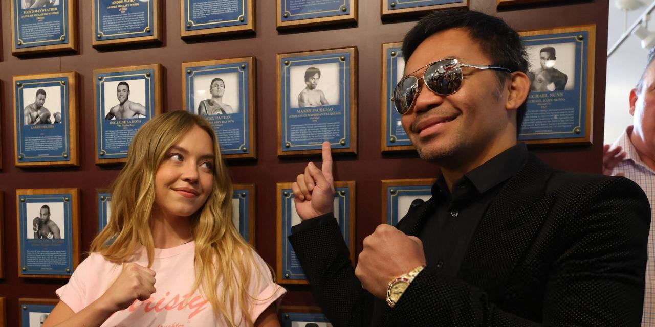 Manny Pacquaio meets Sydney Sweeney in New York