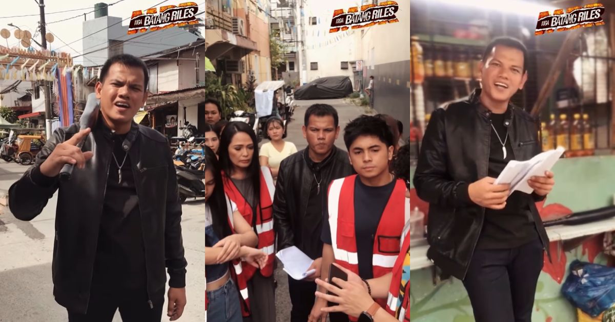 Cristopher Diwata, aka 'What hafen Vella' guy, starts taping for 'Mga Batang Riles'