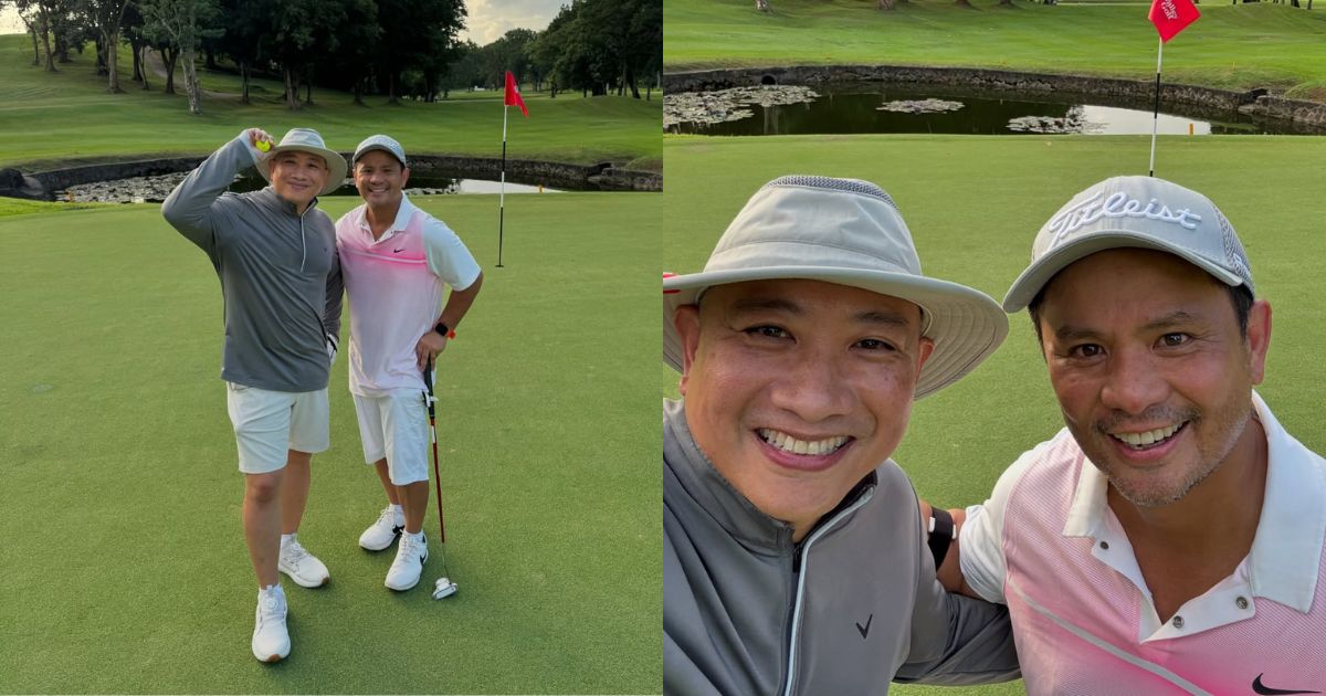 Michael V., Ogie Alcasid bond over golf