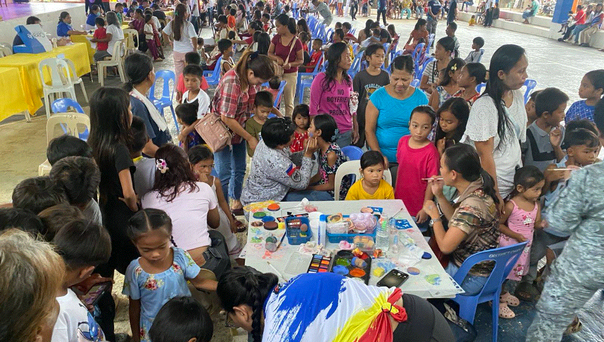 Air Force holds 'all-in-one" bayanihan in Palawan