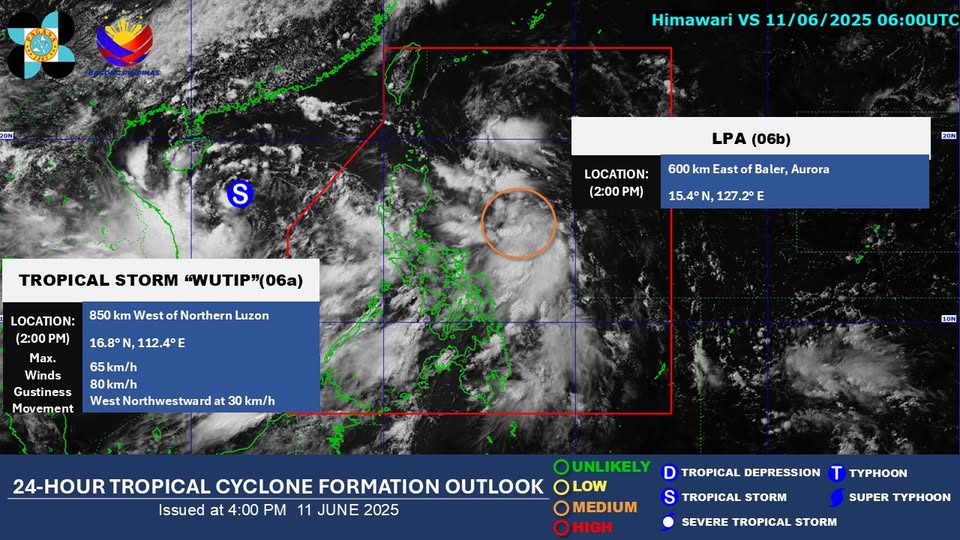 LPA inside PAR has ‘medium’ chance of becoming tropical depression — PAGASA