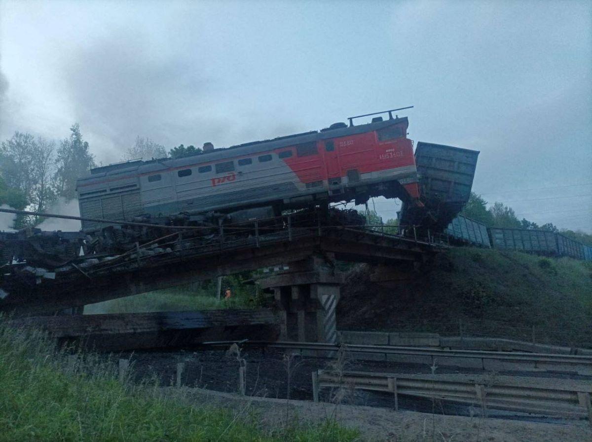 Seven killed after bridge collapse, train derailment in Russia's Bryansk region bordering Ukraine