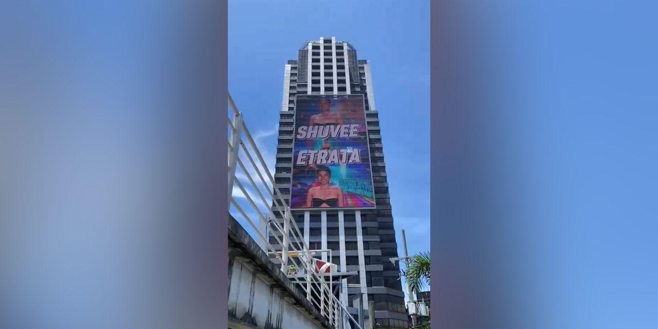 Shuvee Etrata gets LED billboard along EDSA