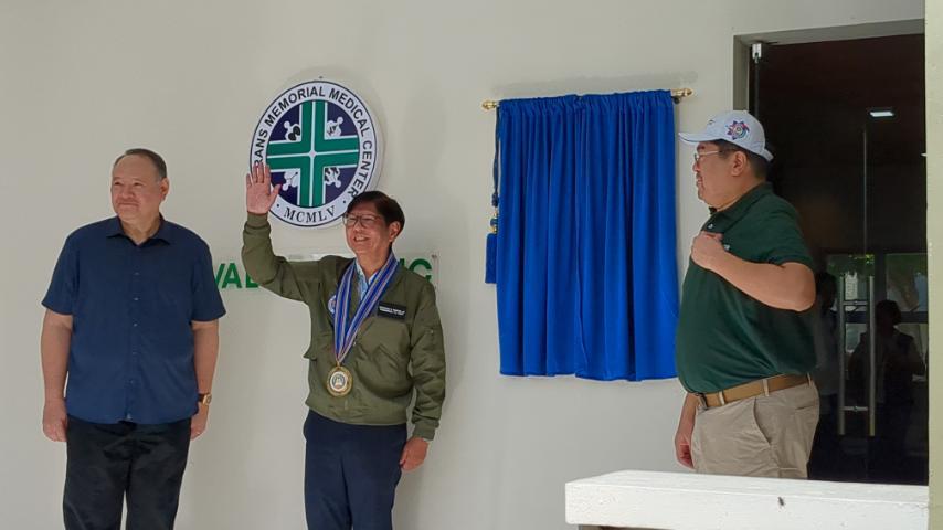 Marcos leads inauguration of valor clinic in Batangas