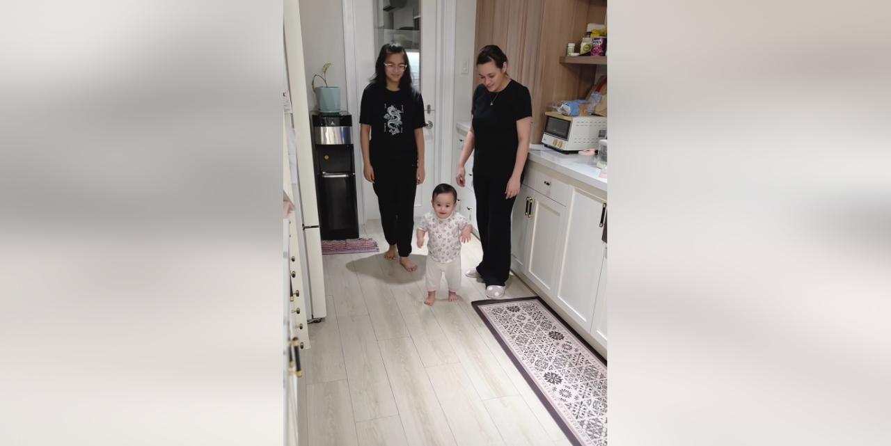 Yasmien Kurdi shares 'proud mama moment' as daughter Raya takes first full walk