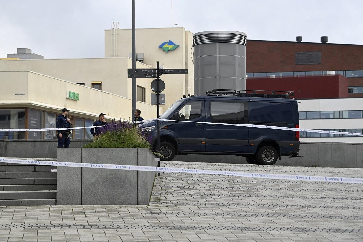Finnish police say several people stabbed at shopping centre in Tampere