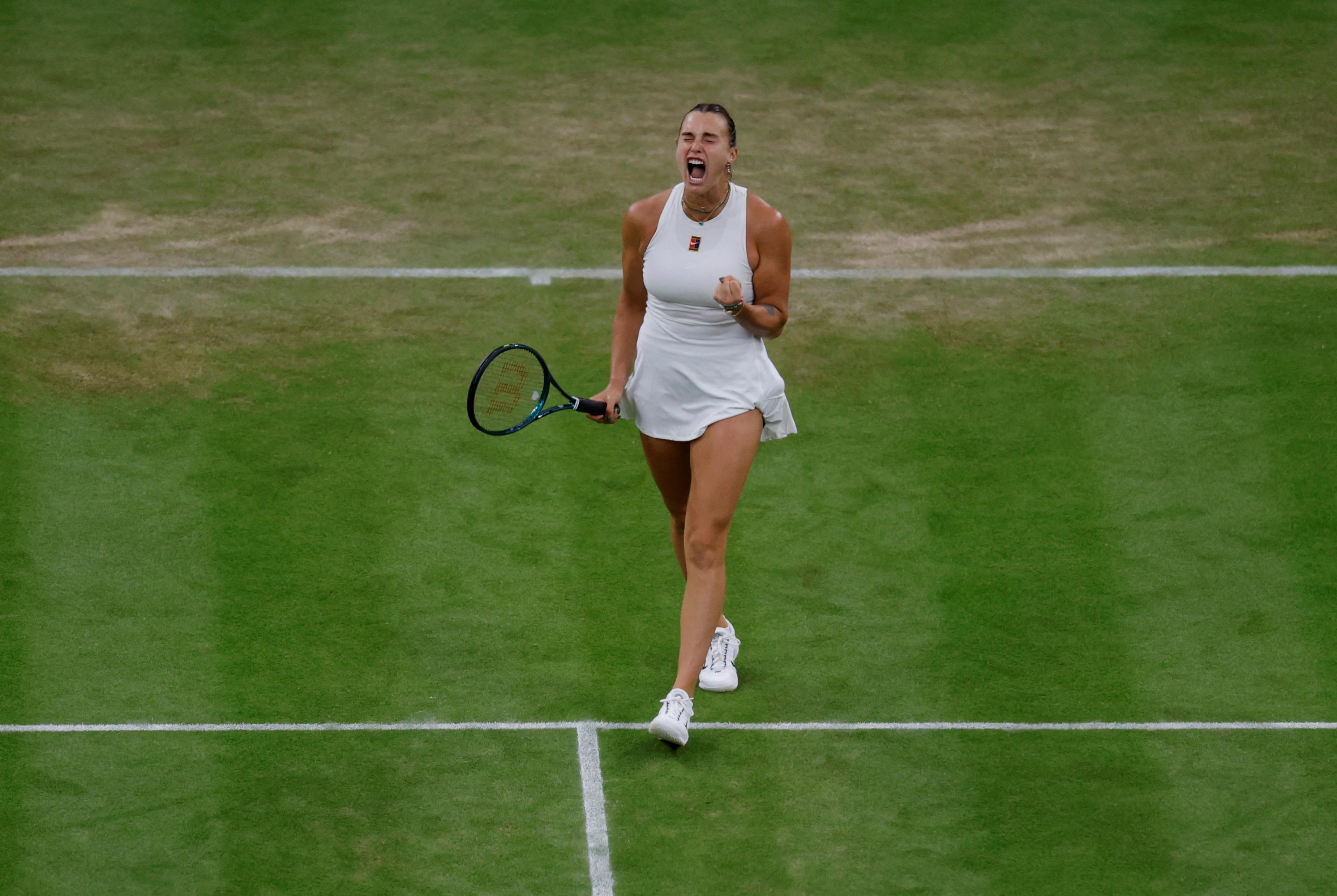 Sabalenka fights off Raducanu, Alcaraz marches on, Keys and Osaka crash at Wimbledon