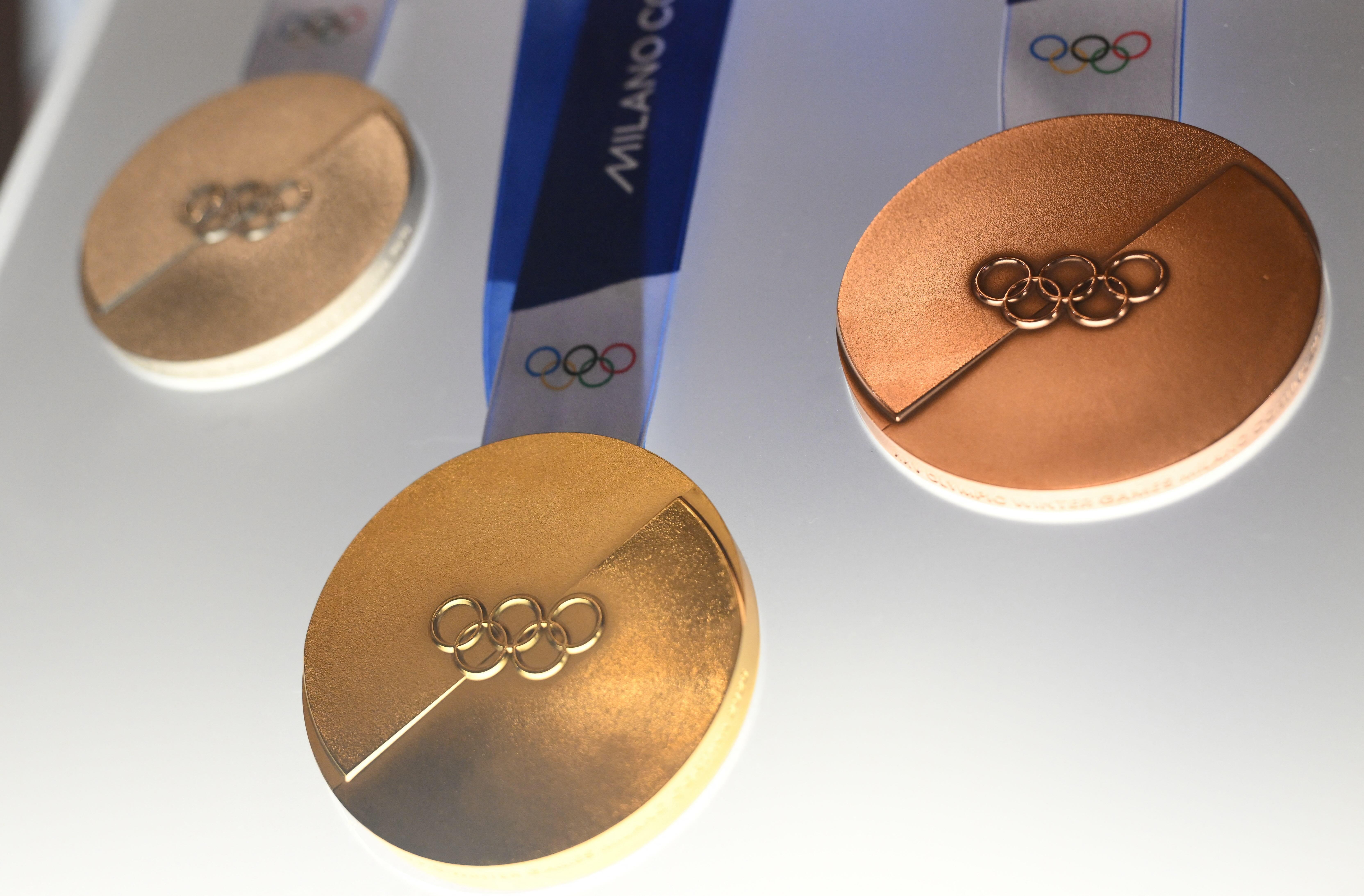 Italy showcases medals for 2026 Winter Olympics