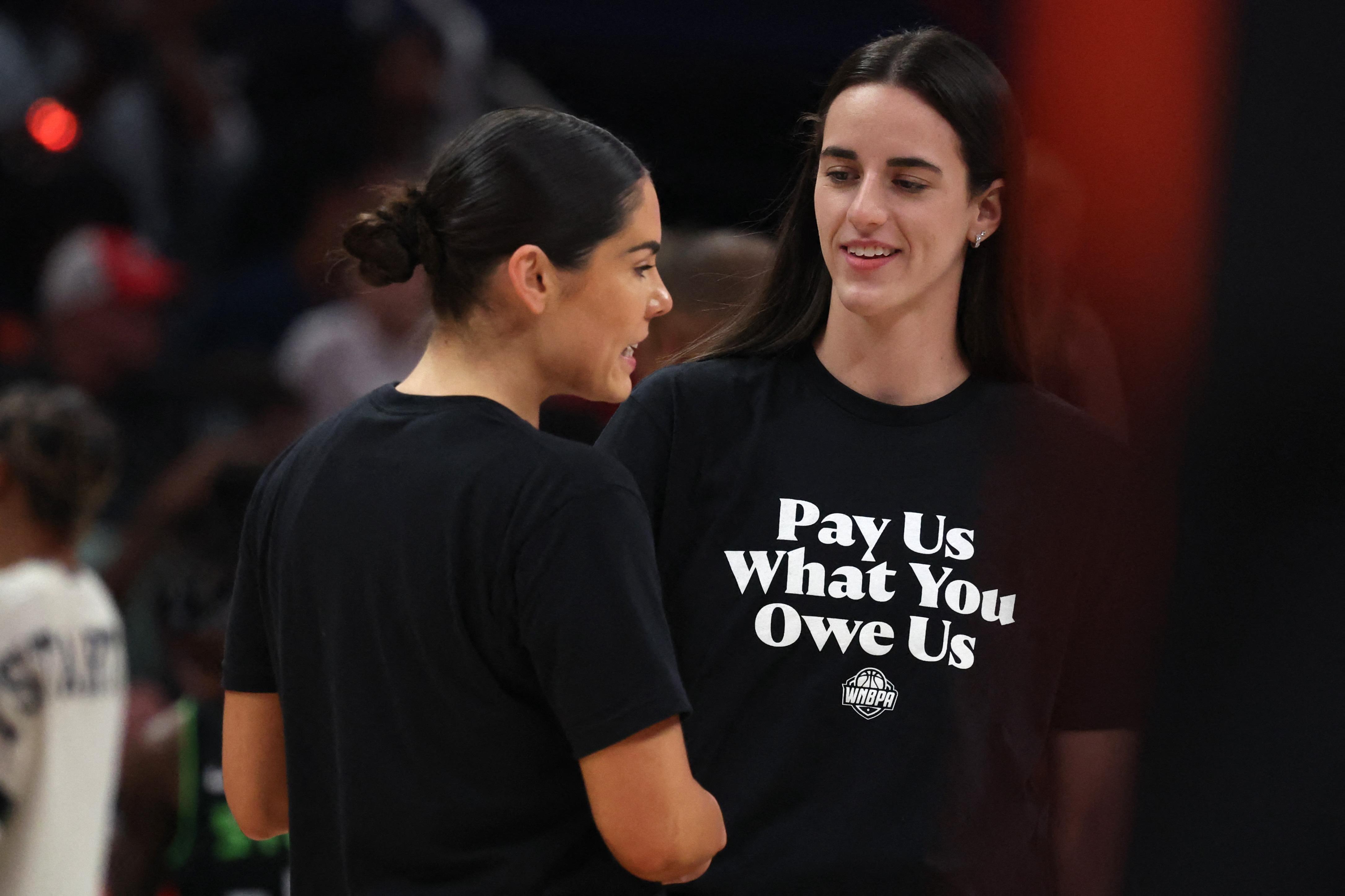 Caitlin Clark backs Napheesa Collier's WNBA criticisms