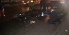 Rider ng ride-hailing app at angkas, sugatan nang mabangga at takbuhan ng isa ring motorsiklo sa EDSA thumbnail