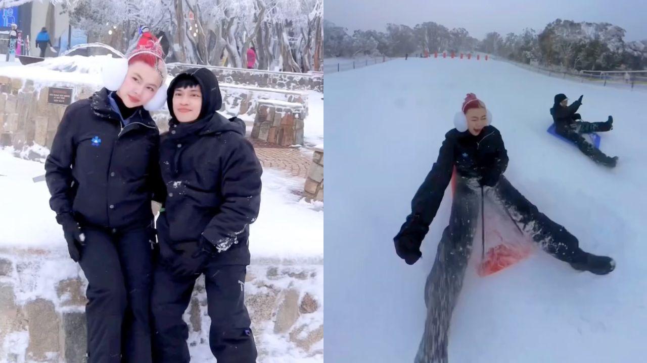 Carlos Yulo, Chloe San Jose enjoy snow day in Australia