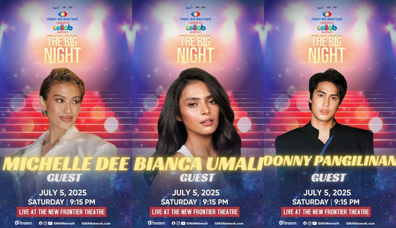 Bianca Umali, Michelle Dee, Donny Pangilinan to grace Big Night of 'Pinoy Big Brother: Celebrity Collab Edition'