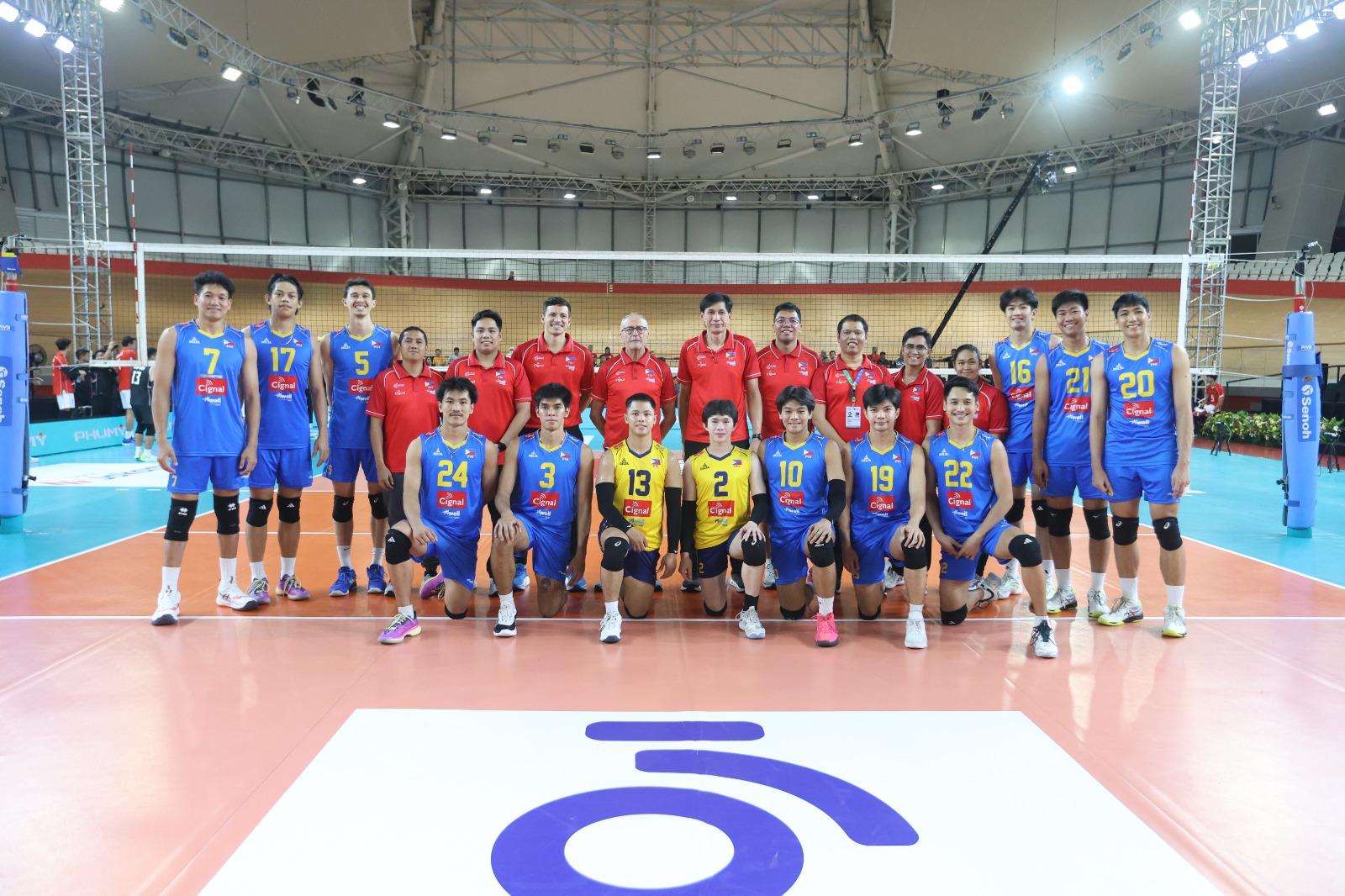 Alas Pilipinas Men beat Cambodia, get first win in SEA V.League Leg 2