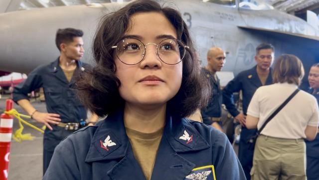 Aircrew Survival Equipmentman Petty Officer 3rd Class Ynn de Jesus. JOVILAND RITA/ GMA Integrated News