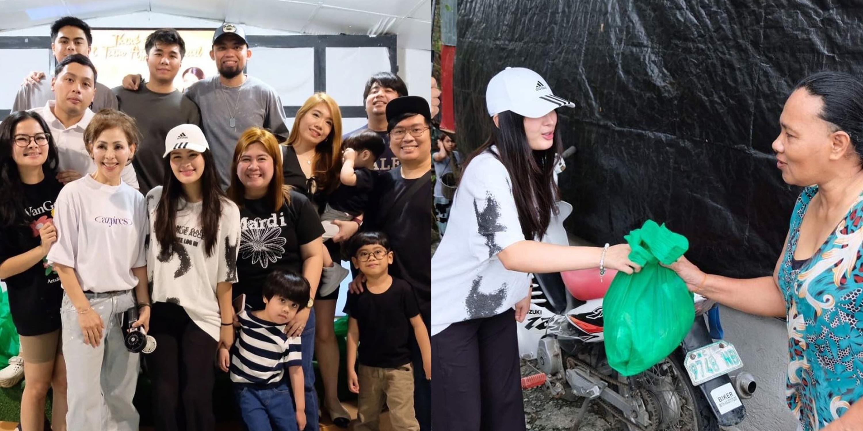 AZ Martinez joins relief ops in Rizal for families affected by typhoons