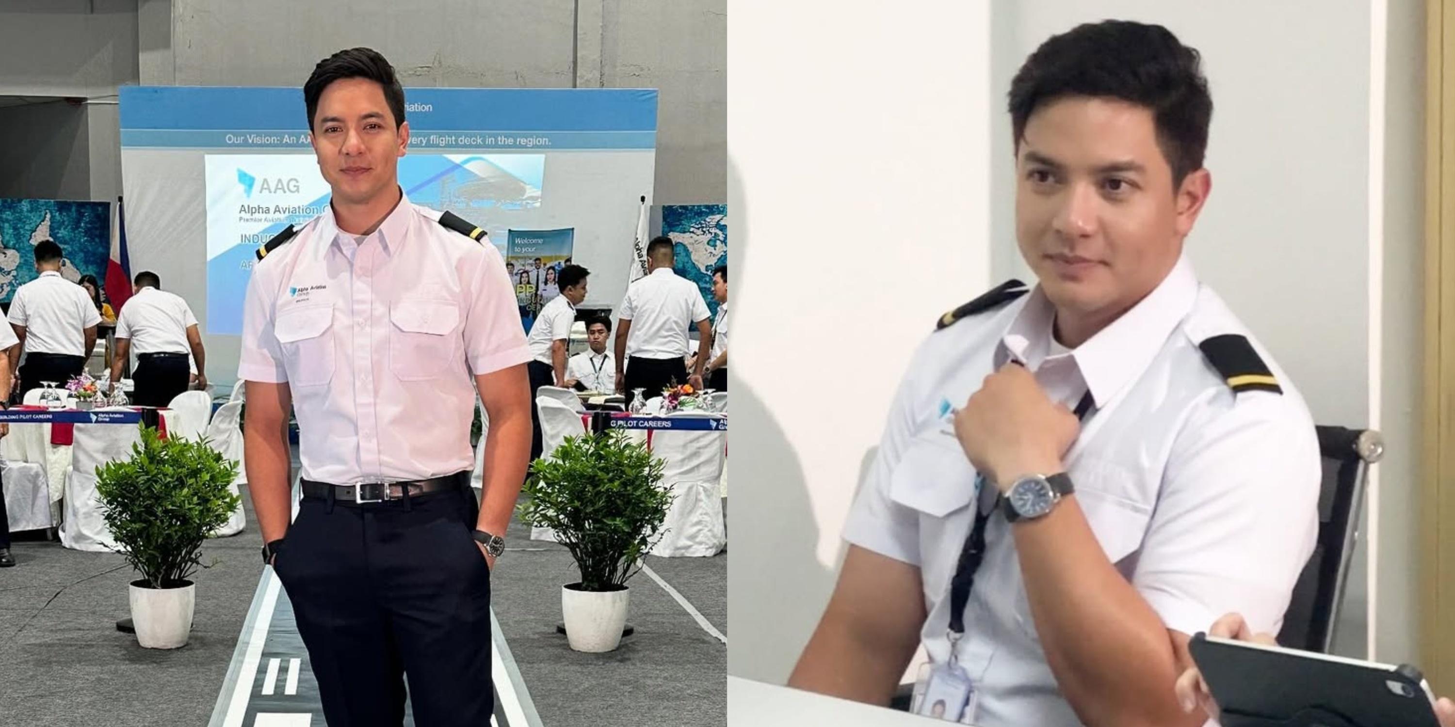 Alden Richards officially enters flight school