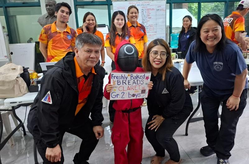 Claret students donate freshly baked bread to QC emergency responders