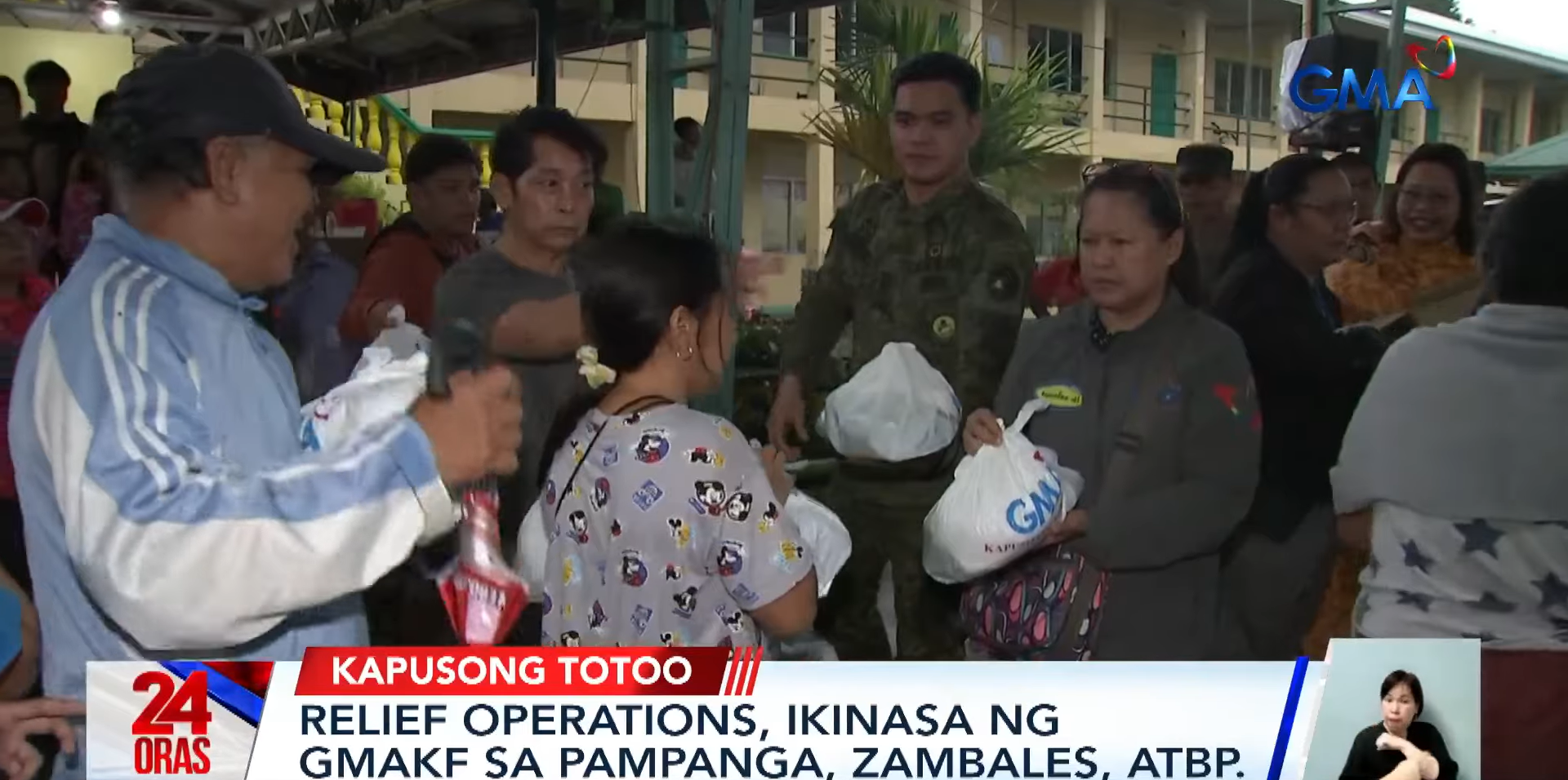 GMA Kapuso Foundation brings aid to typhoon, flood victims in Pampanga, Zambales, more