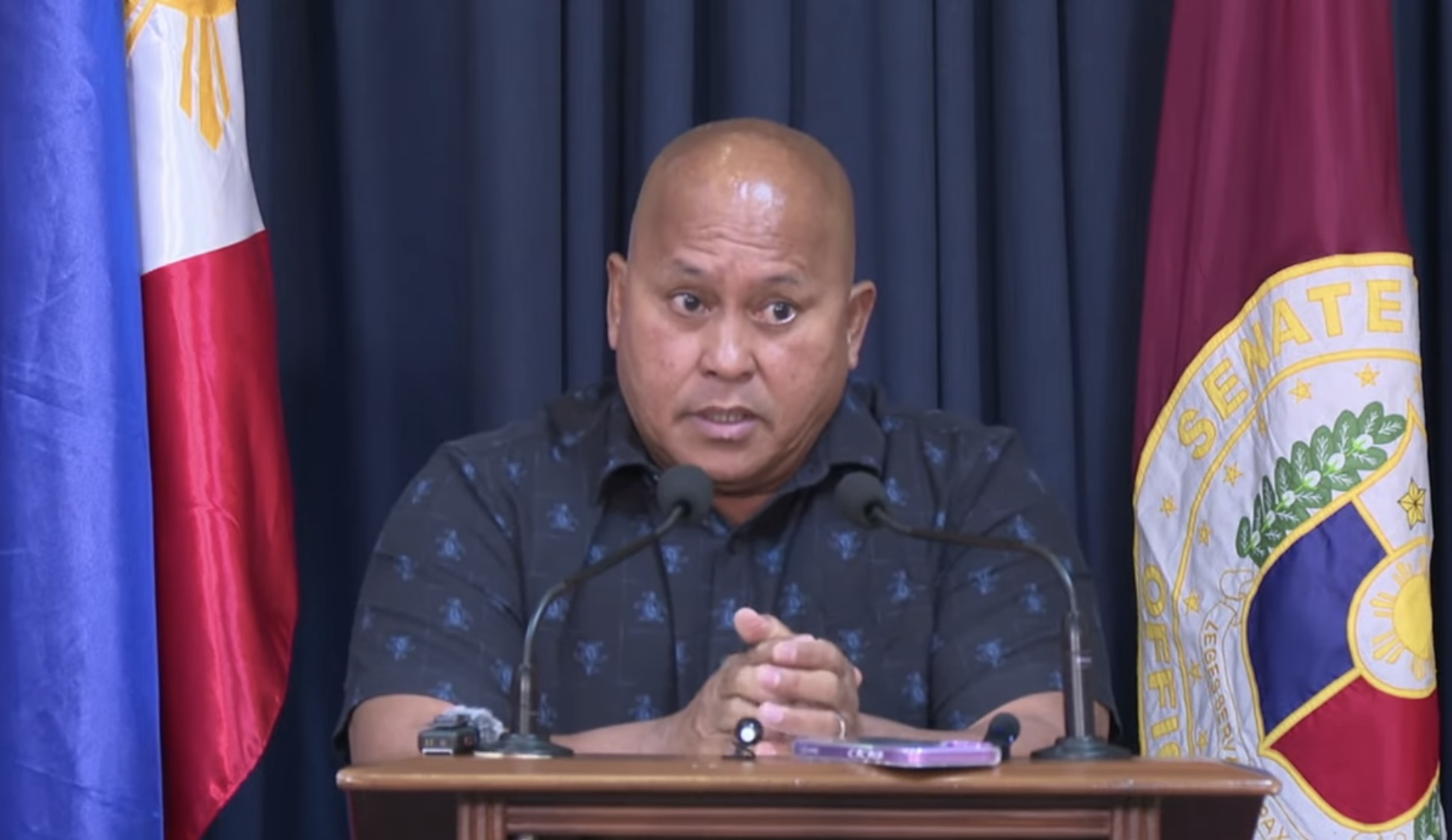 Dela Rosa: 7 Duterte bloc senators back Escudero as Senate president