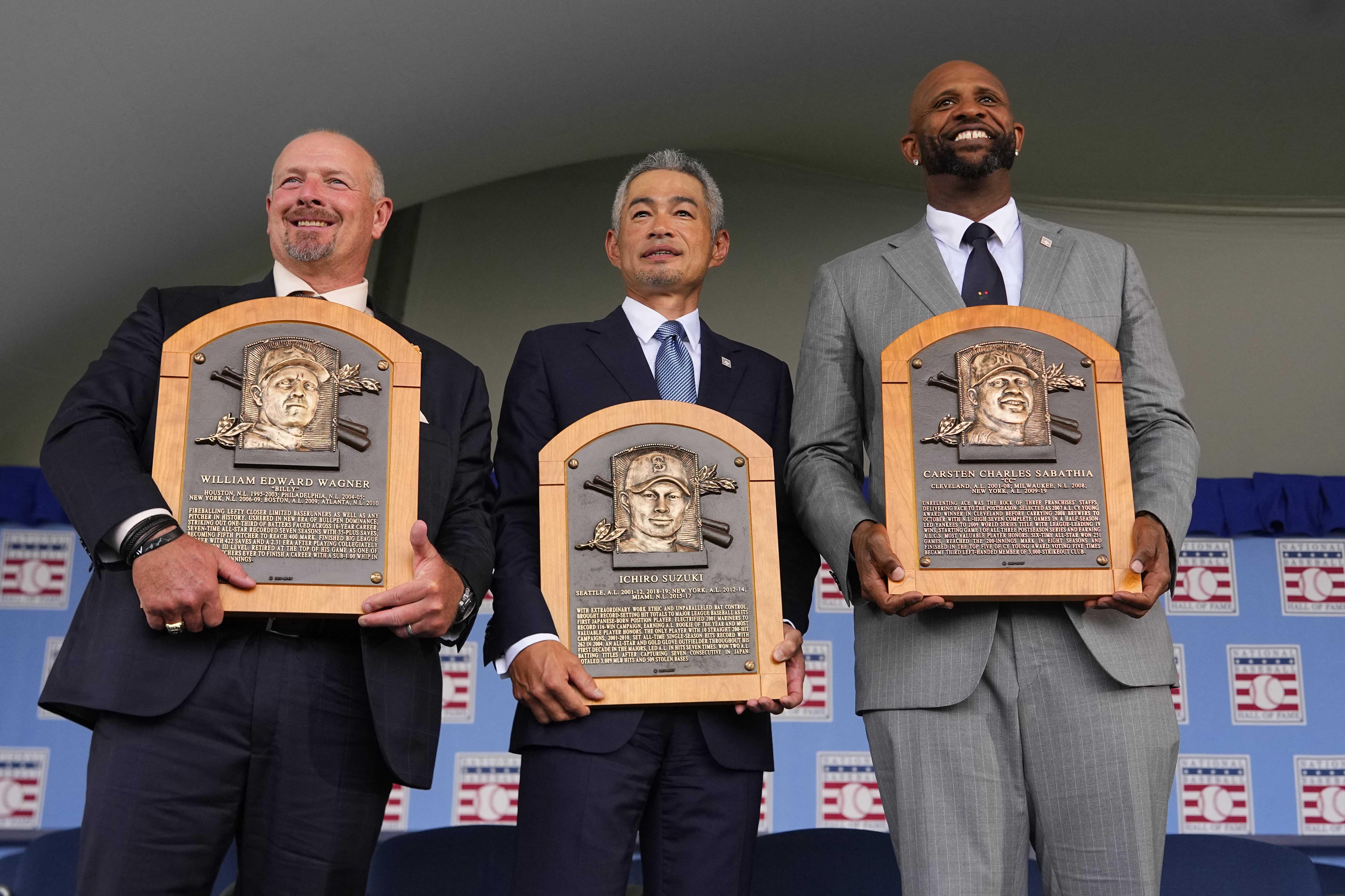 'I'm a rookie again': Ichiro Suzuki leads class of five into Baseball Hall of Fame