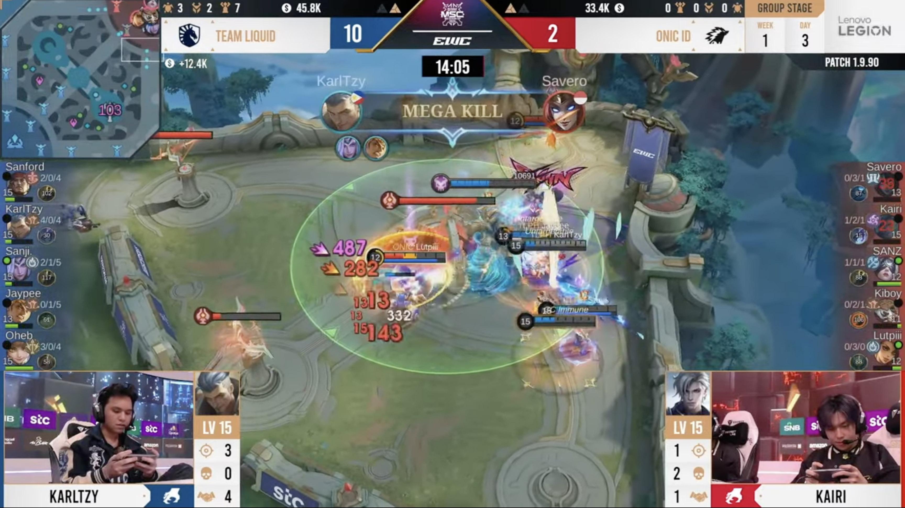 MSC 2025: Team Liquid PH vs Onic ID