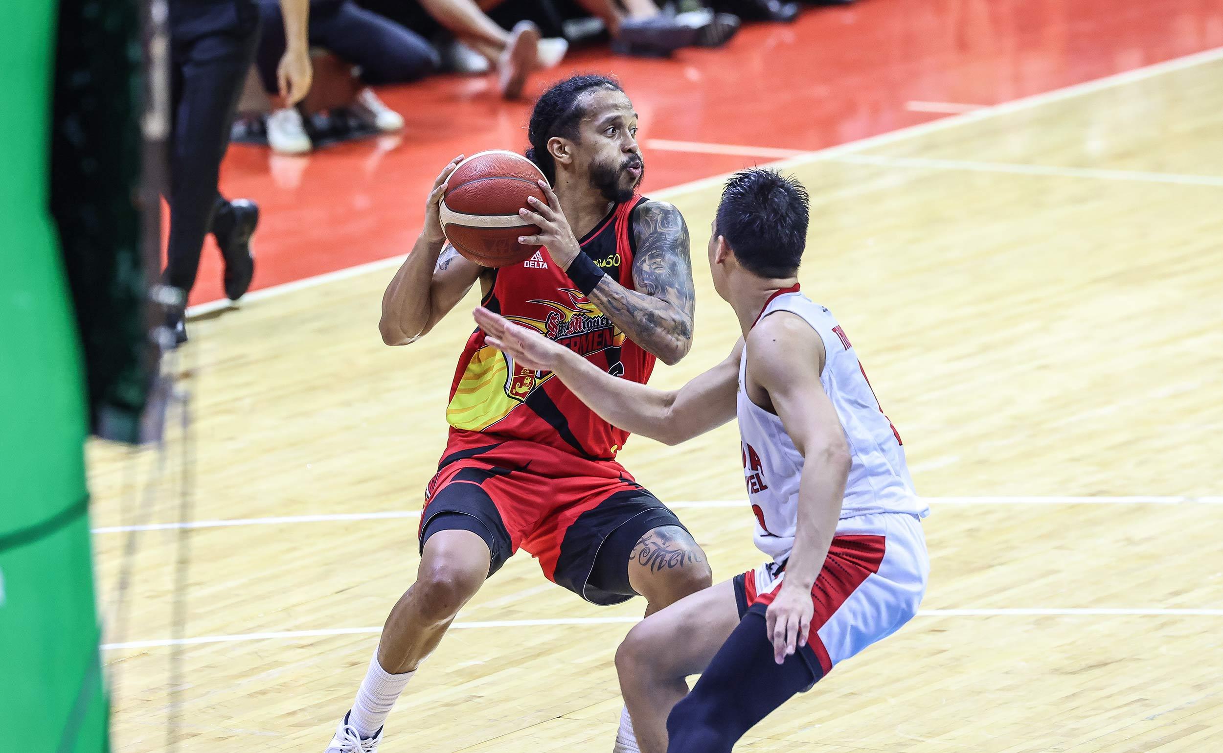 Ross, Fajardo power San Miguel past Barangay Ginebra, sets up Philippine Cup finals duel vs TNT