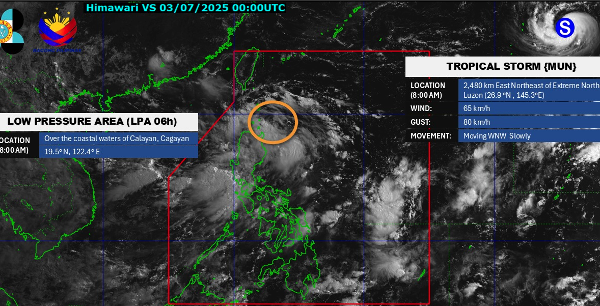 Heavier rains expected over Luzon due to LPA, Habagat 