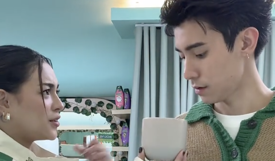 Mika Salamanca, Brent Manalo exude chemistry while reenacting movie scene on TikTok