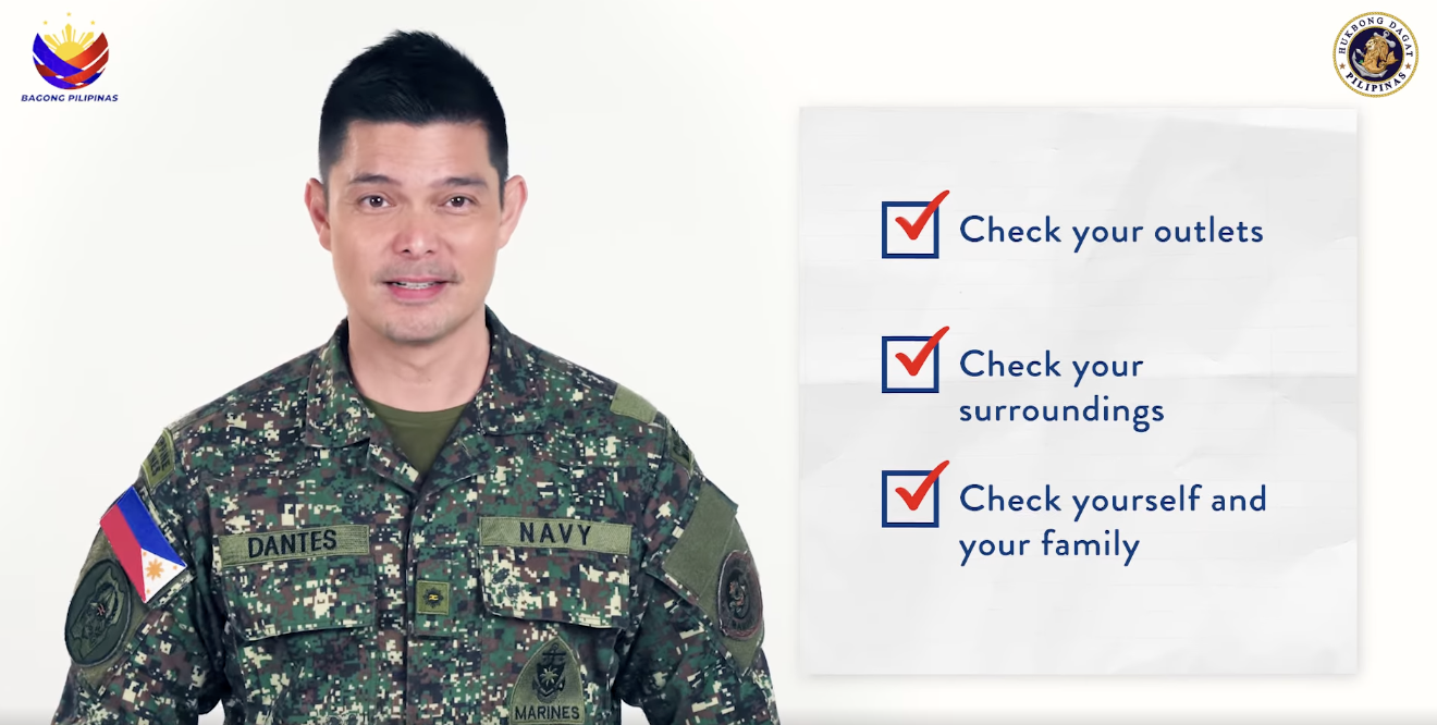 Dingdong Dantes is the lead in NDRRMC's important video on essential flood recovery checklist