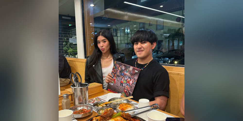 Sophia of Katseye meets Maki 