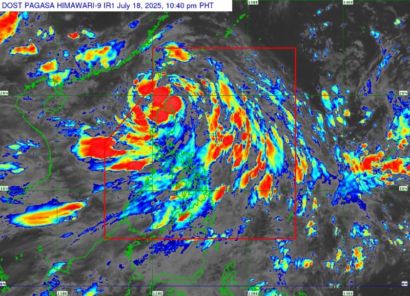 Tropical Storm Crising 10:40 pm, 7-18-2025