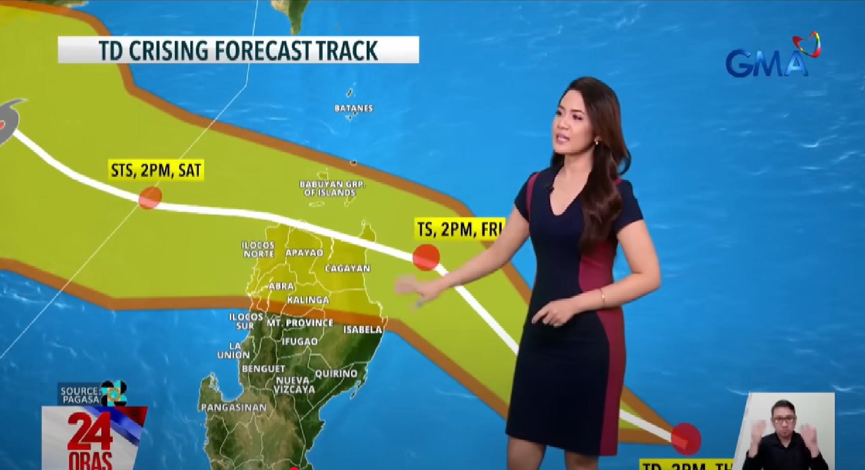 'Crising," napanatili ang lakas; Signal No. 1, nakataas sa 21 lugar
