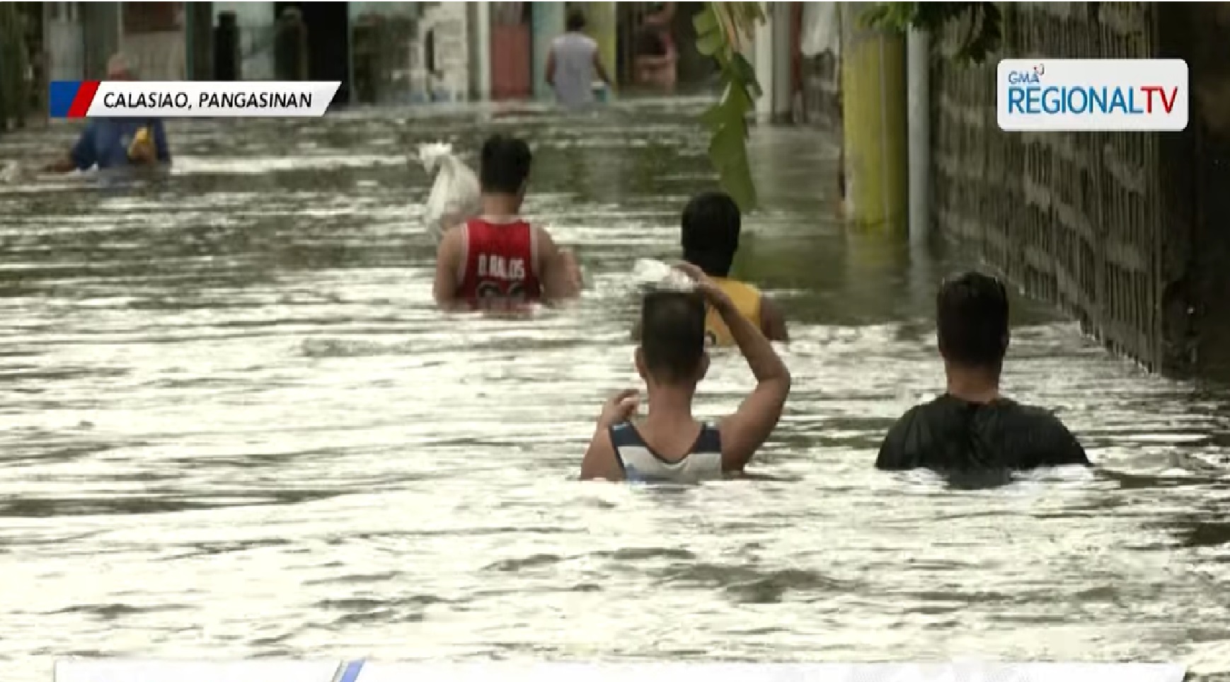 Ilang barangay sa Calasiao, Pangasinan, nakaranas ng matinding baha