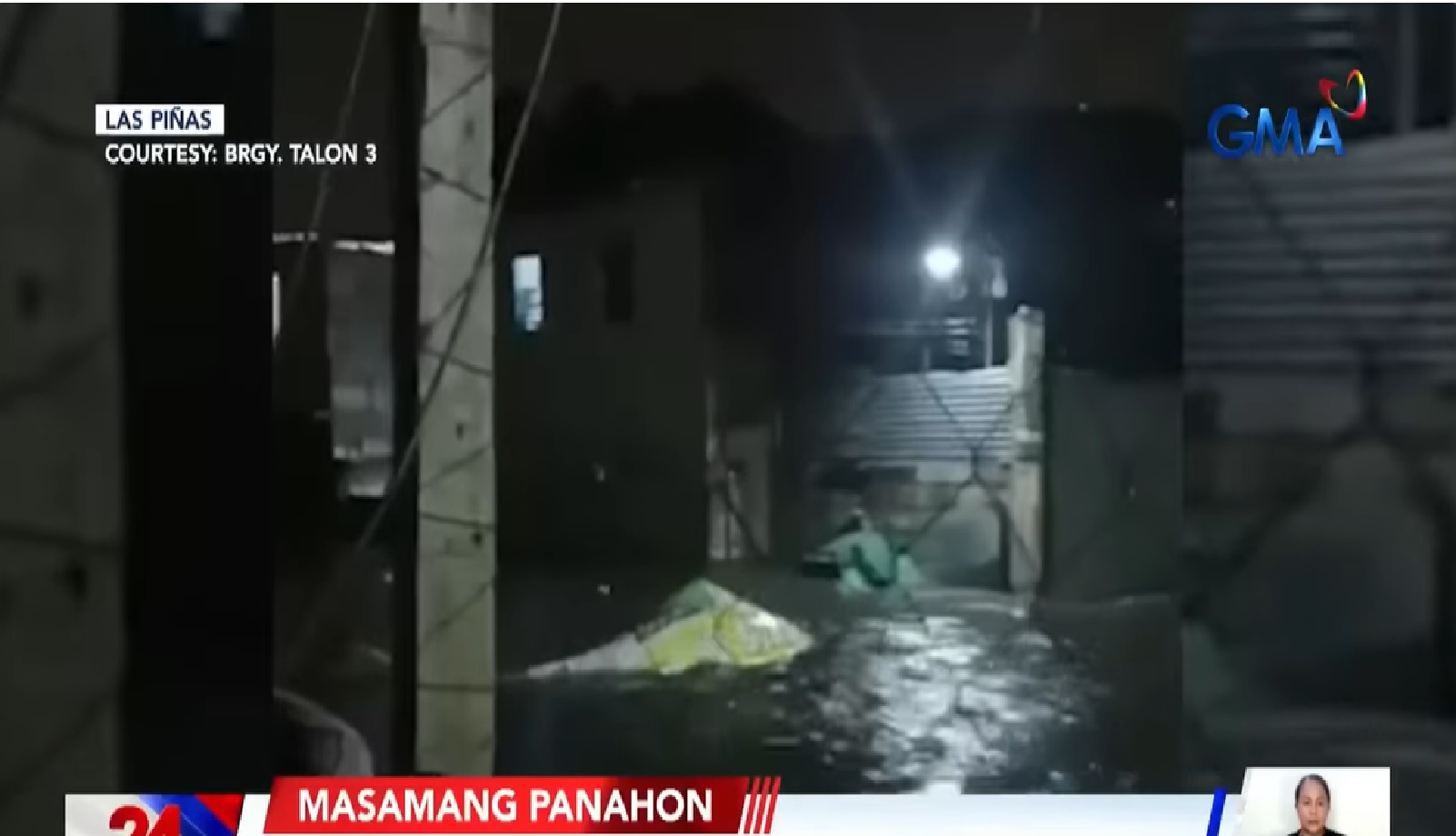 1-anyos na babae, nalunod matapos mabitawan ng ama habang lumilikas dahil sa baha sa Las Piñas thumbnail