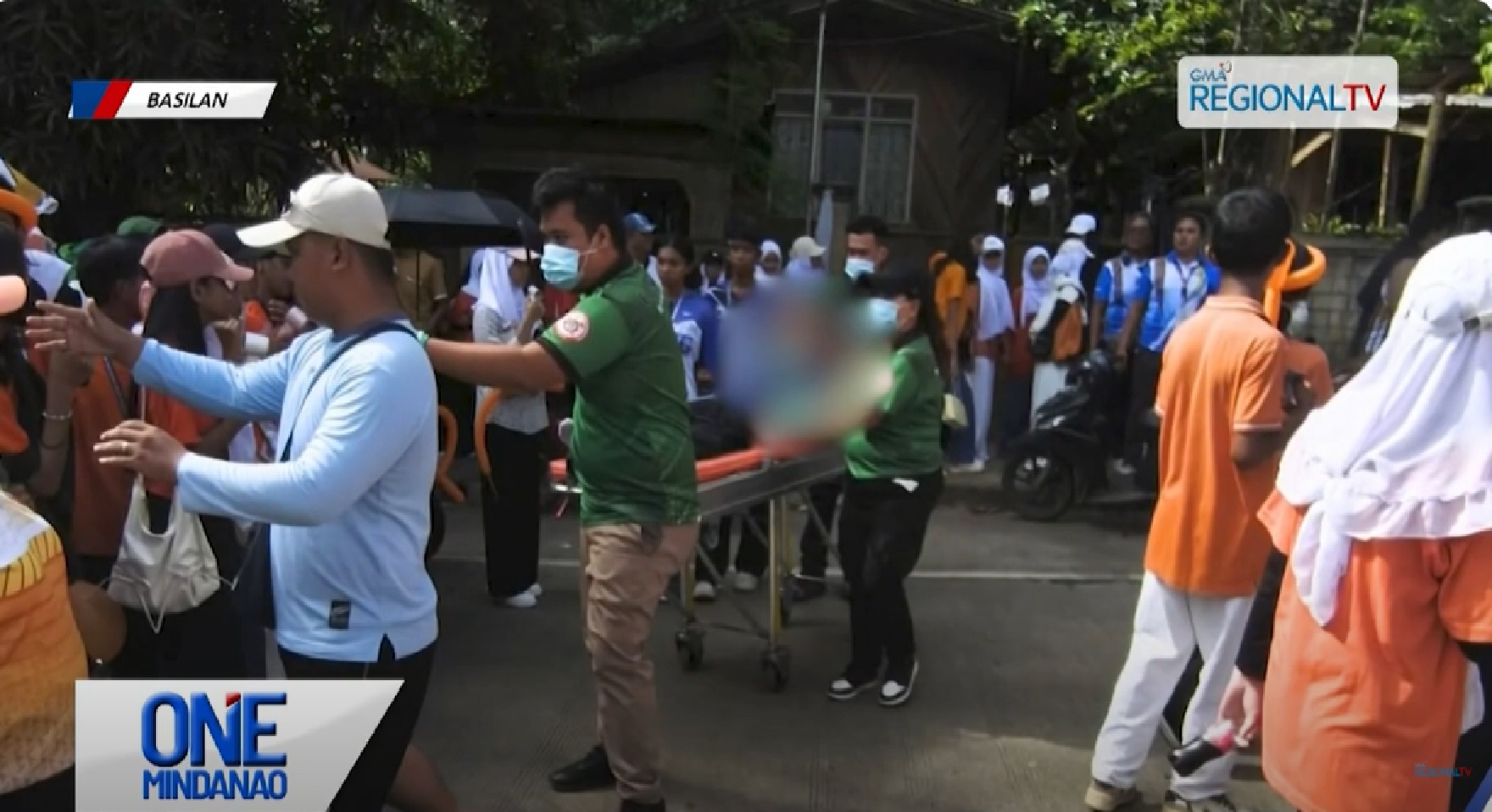 Halos 200 estudyante, guro sa Basilan, nahilo at nawalan ng malay dahil sa matinding init
