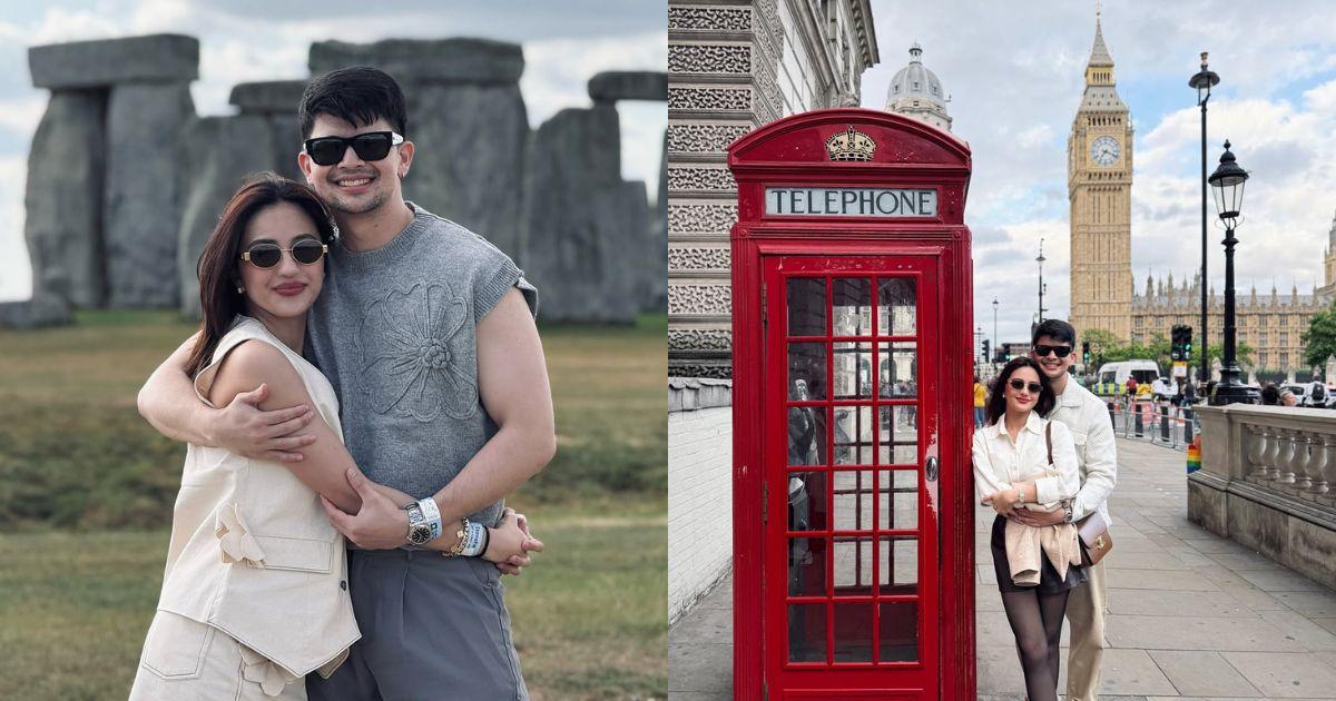 Julie Anne San Jose, Rayver Cruz visit Stonehenge, London tourist spots