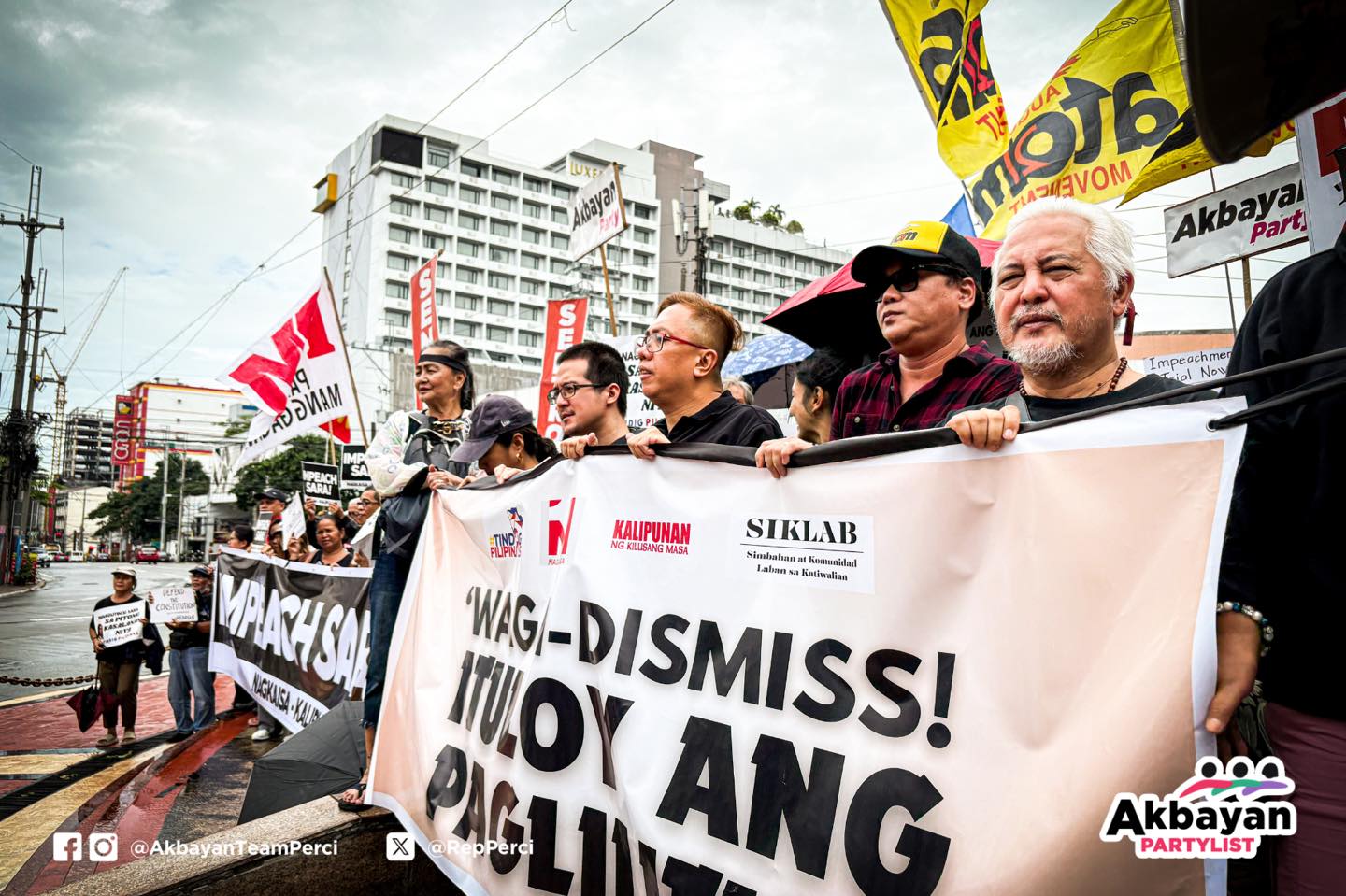 Groups hold protest vs SC ruling in VP Sara impeachment