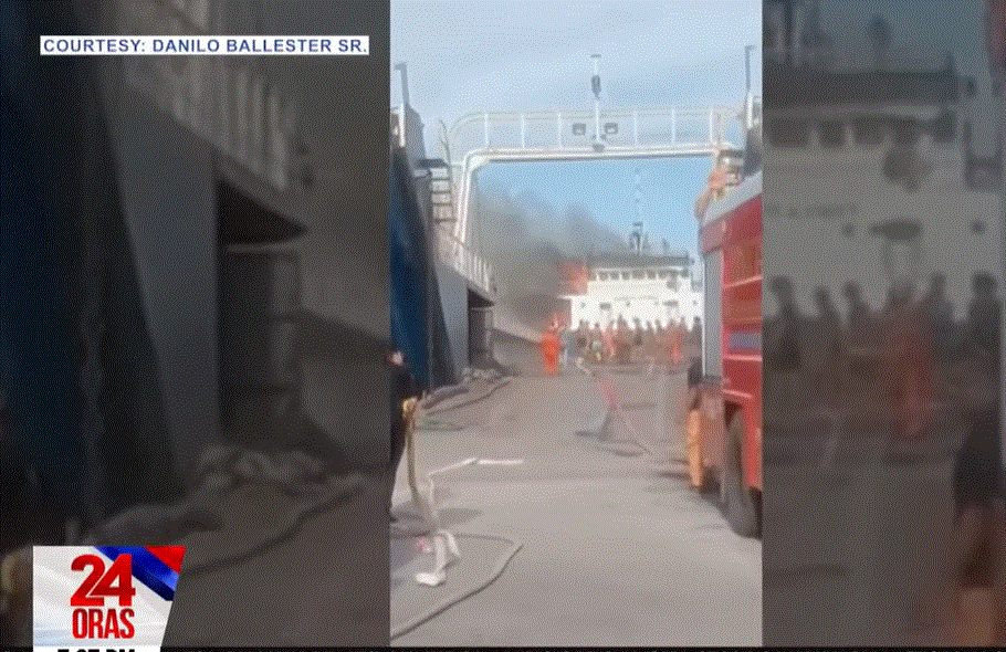 2 hurt as fire hits barge in Albay