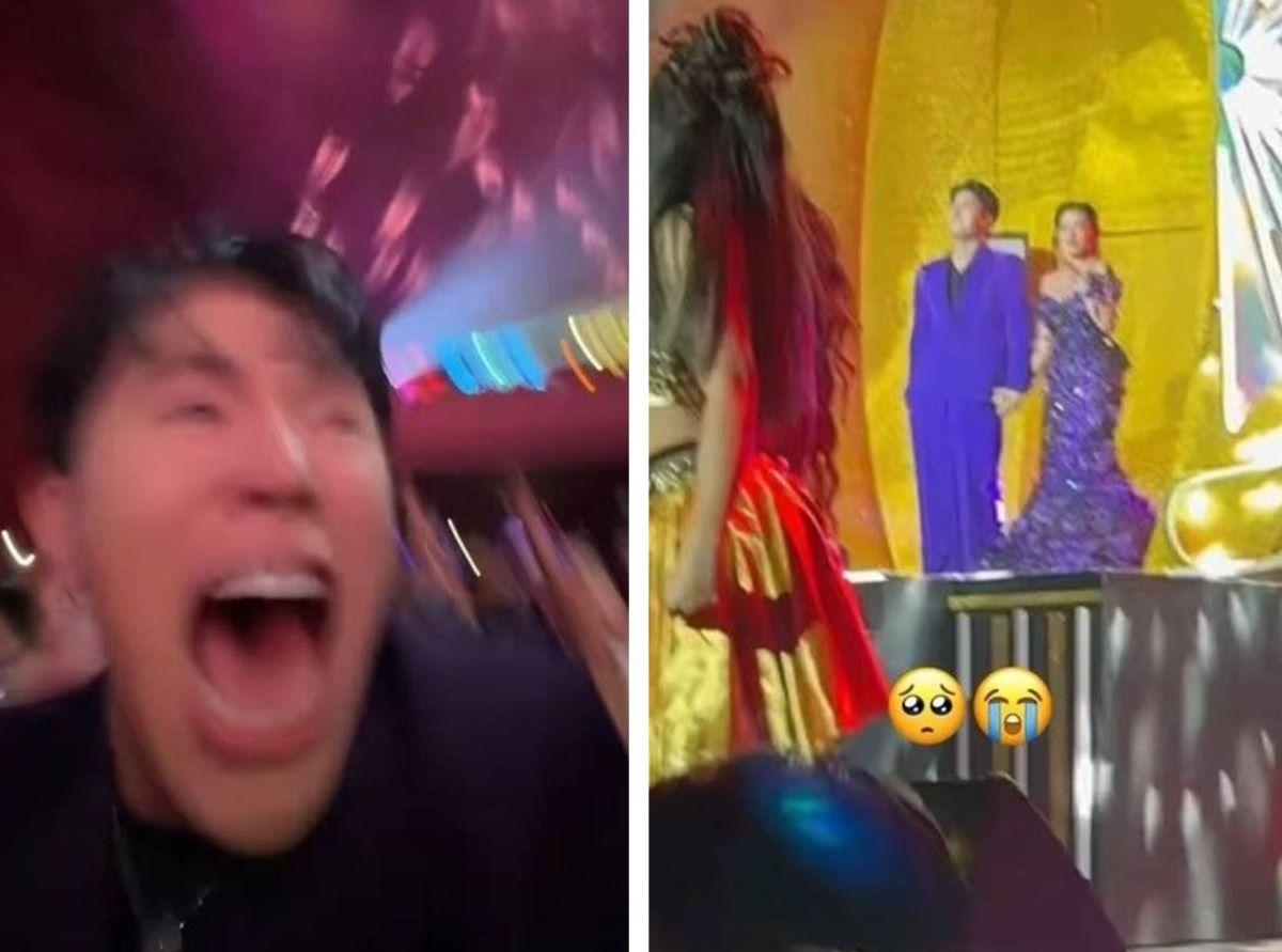 Benedict Cua watching Brent Manalo and Mika Salamanca at PBB Celebrity Collab Edition Big Night