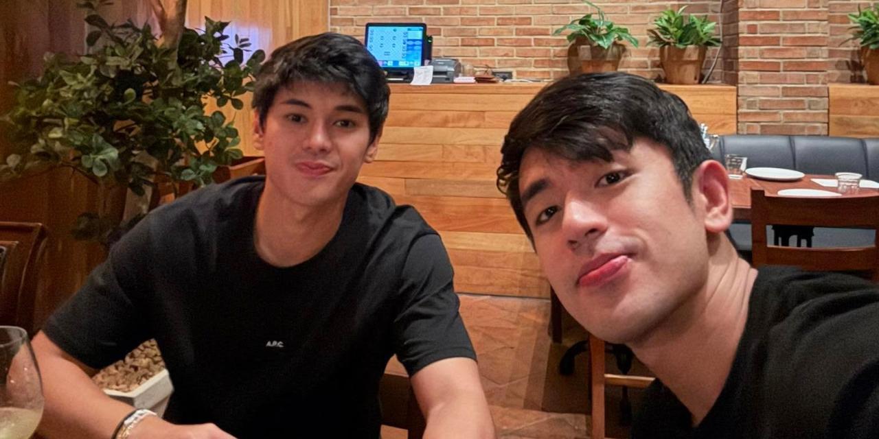 David Licauco and Dustin Yu reunite