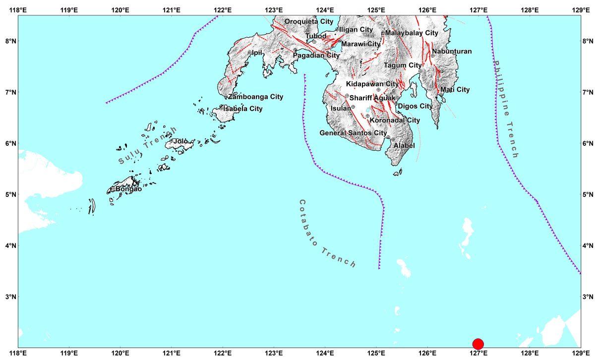 Magnitude 5.9 earthquake in Sarangani, Davao Occidental