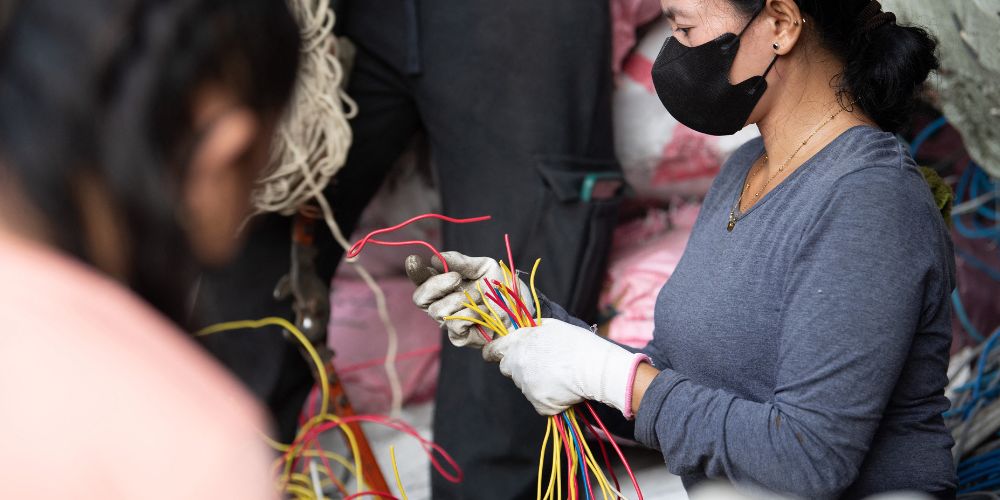 'Food on table' outweighs health risks for Philippine e-waste dismantlers