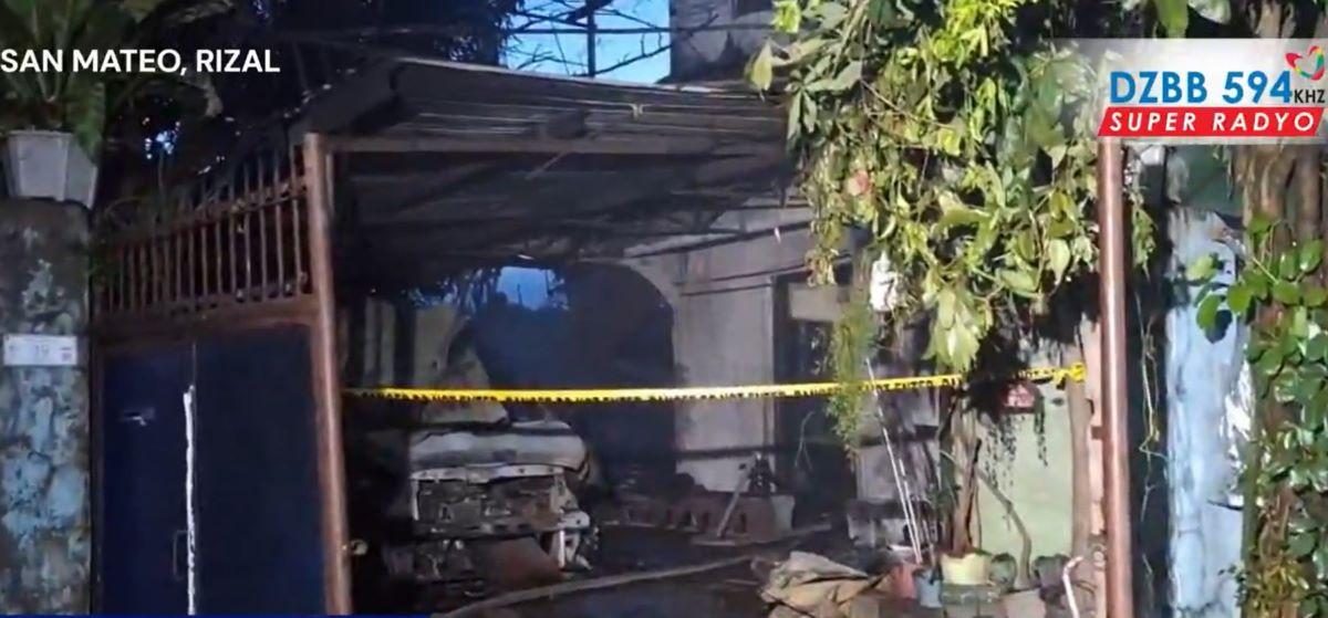 Three dead in fire in residential area in San Mateo, Rizal